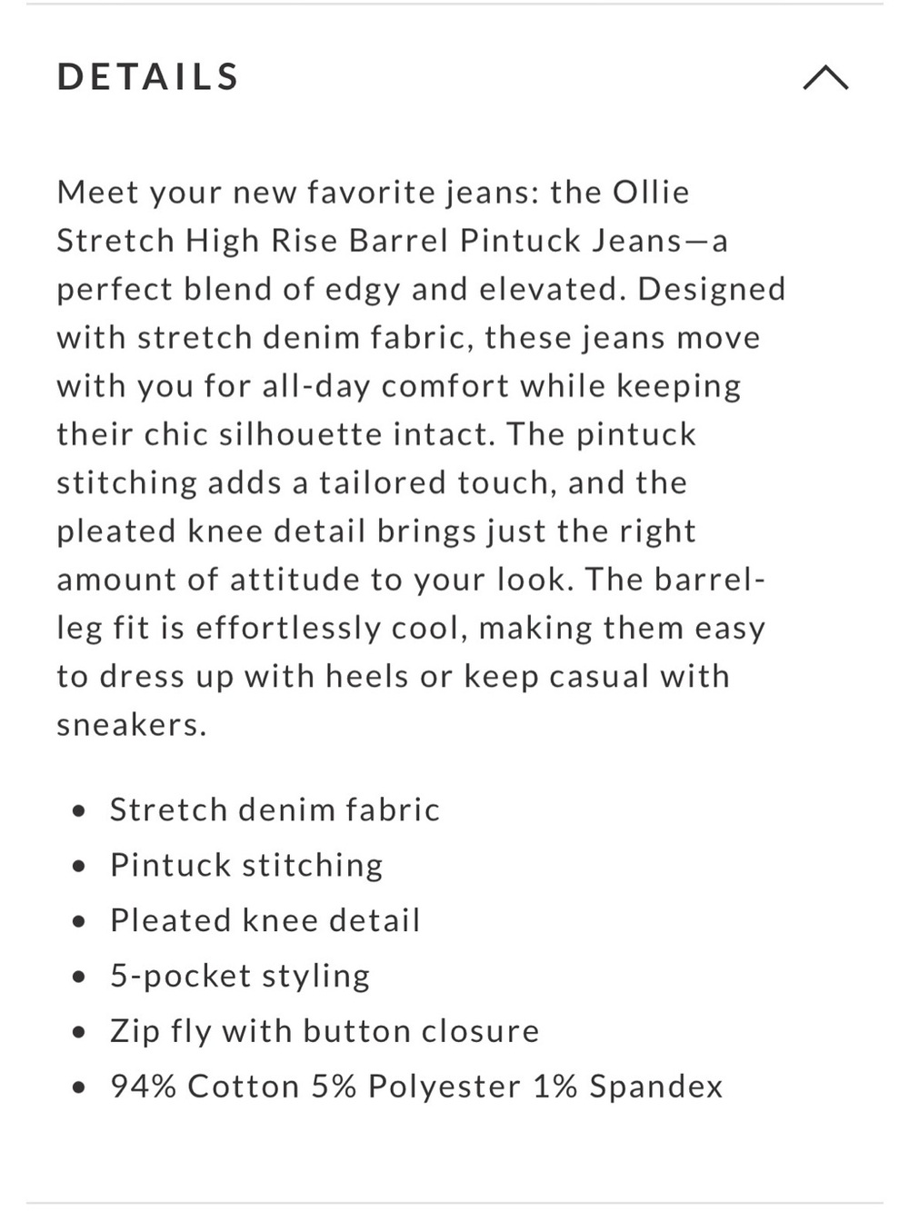 NWT Flying Monkey VICI Barrel Pintuck Jeans - Picture 6 of 8